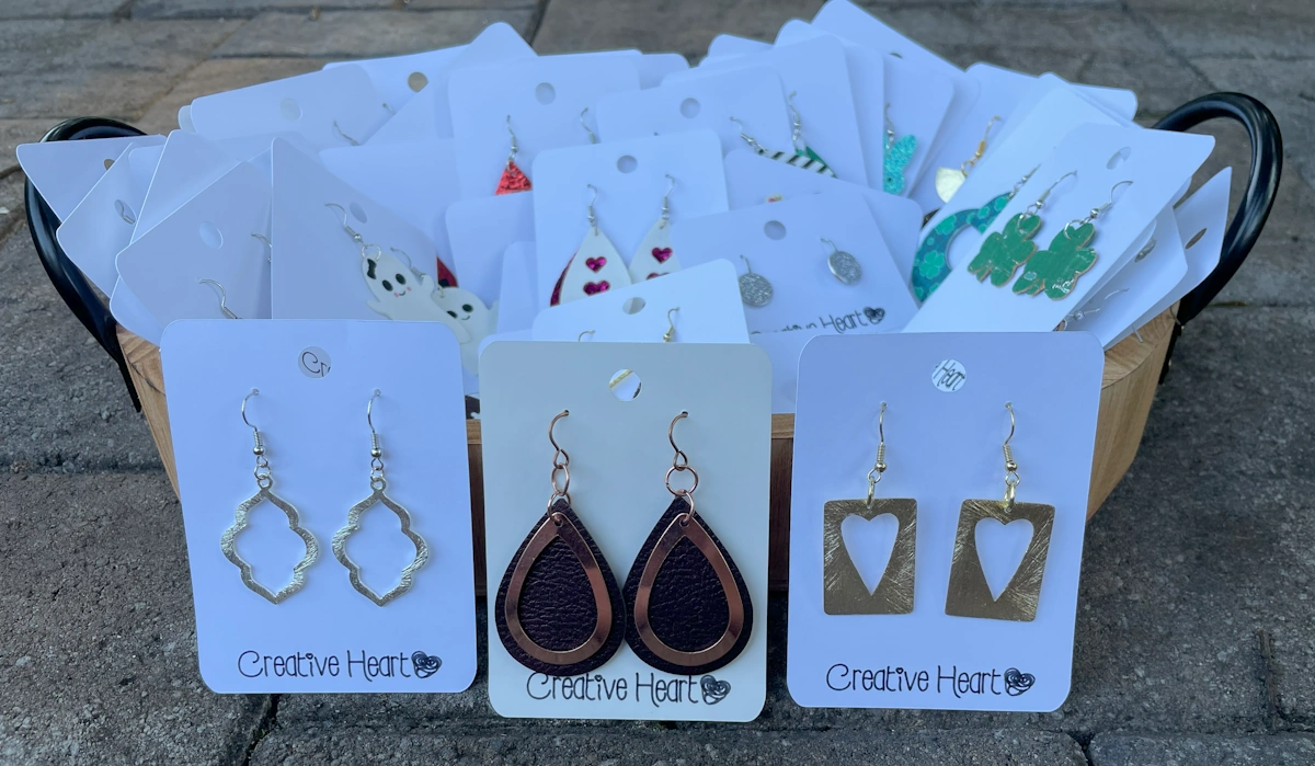 Basket of Earrings