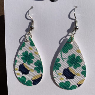 St. Patrick's Day Teardrop Earrings